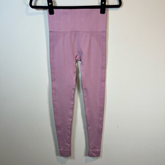 SET Active Pants - Set Active Sculptflex Ribbed Seamless Leggings Lilac Purple Athletic Gym Sz XS/S